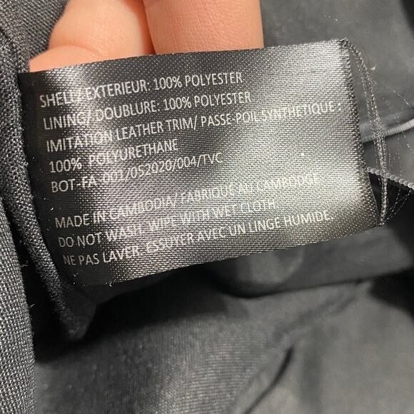 NWT Rampage Black satchel style purse with handle, shoulder strap or cross body - Picture 10 of 10